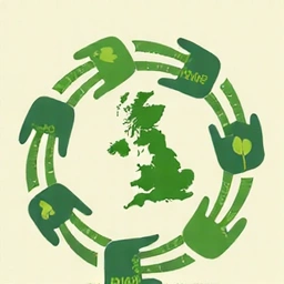 Ethical sourcing infographic featuring UK suppliers and fair trade practices
